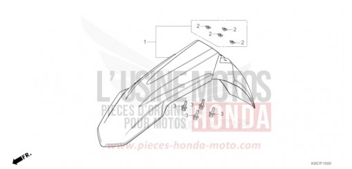 FRONT FENDER CRF250RS de 2025